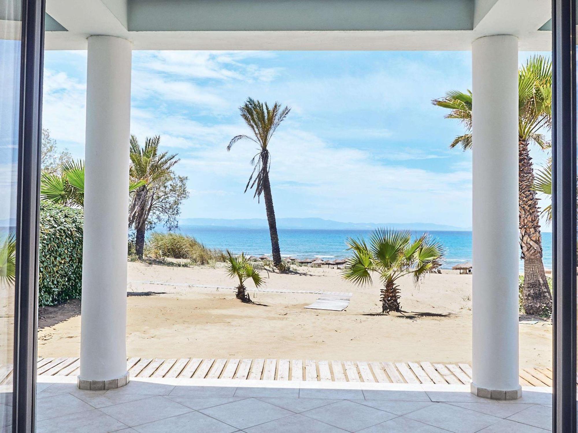 Grecotel Luxme Oasis At Riviera Olympia & Aqua Park ロウトラ・キリニ エクステリア 写真